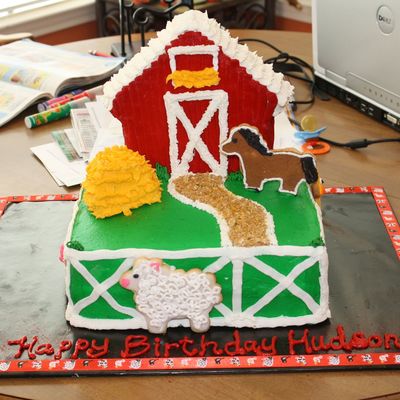 Barnyard Birthday Cake