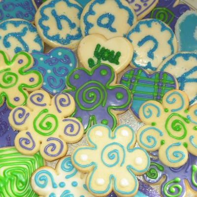 Close Up Of Cookies