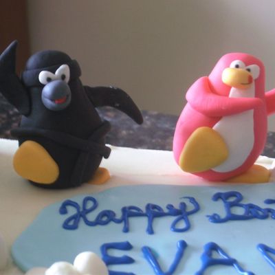 Club Penguin Cake