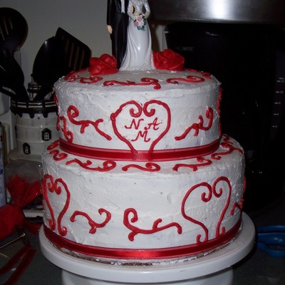 Scroll Wedding Cake