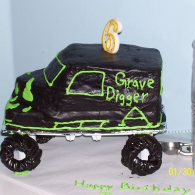 Grave Digger Cake