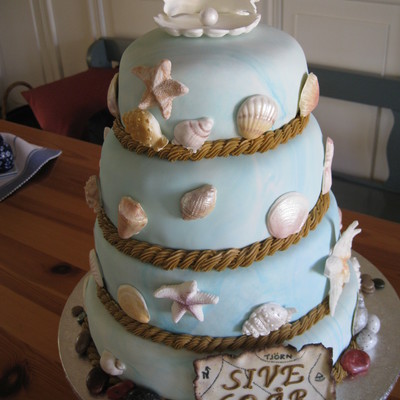 Ocean Birthday Cake