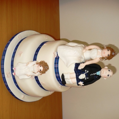 Sammy And Gayle's Wedding Cake