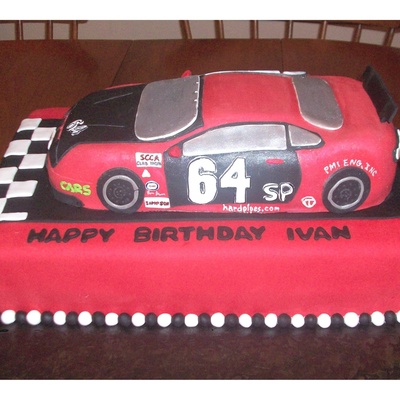 Race Car Birthday Cake