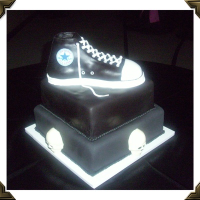Converse Groom's Cake
