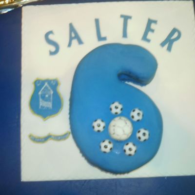 Everton Football Cake