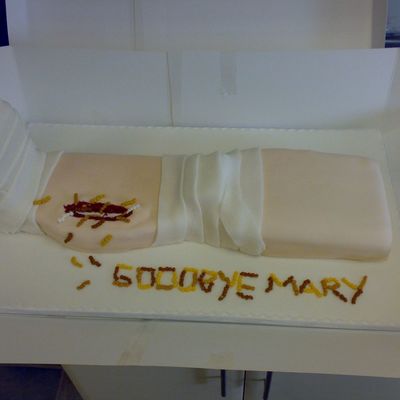 Maggots In Wound Retirement Cake