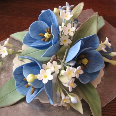 Gumpaste Tulip Stephanotis And Daphne