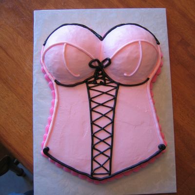 Bridal/lingerie Bustier Cake