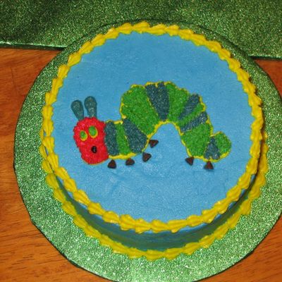 Caterpillar Smash Cake