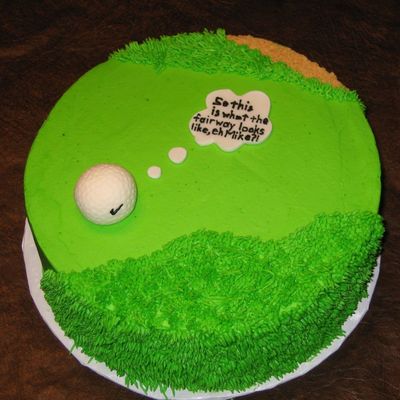 Golf Birthday Cake