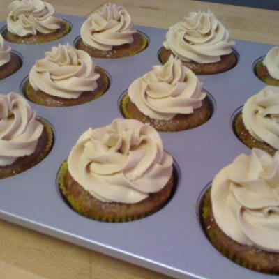 Bananas Foster Cupcake