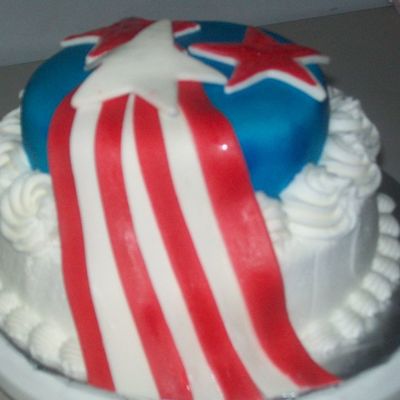 My First 4Th Of July Cake