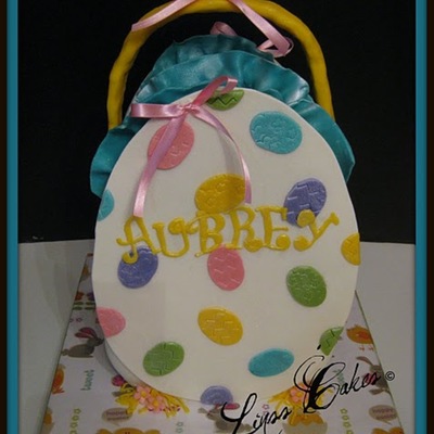 Easter Gift Bag Cake