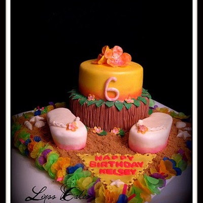 Hawaiian Luau Cake