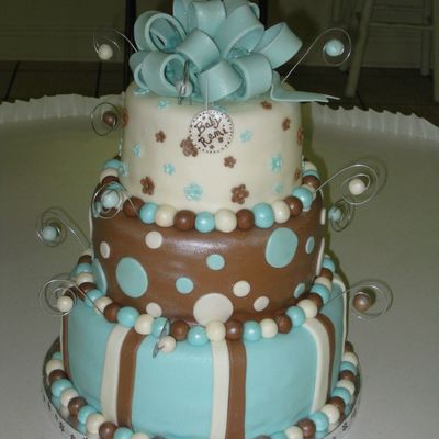 Brown/blue Baby Shower