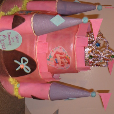 First Princess Castle Cake