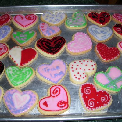 More Valentine Cookies