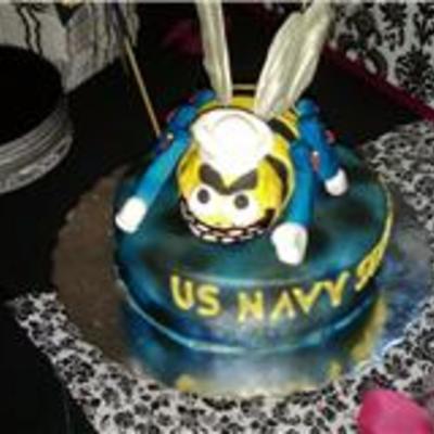 Seabee Groom's Cake