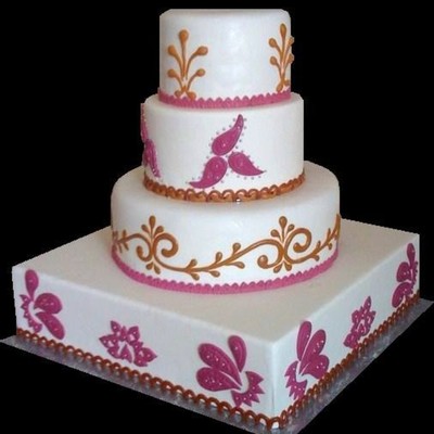 Henna Wedding Cake