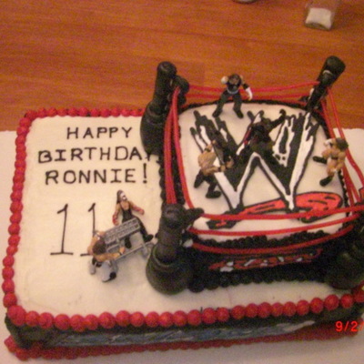 Wrestling Wwe Birthday Cake