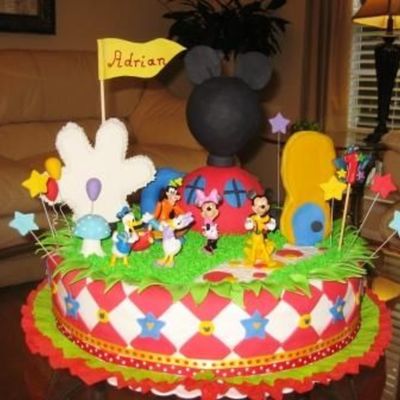 Club House Birthday Cake