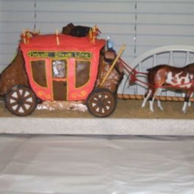 Stagecoach Birthday Cake