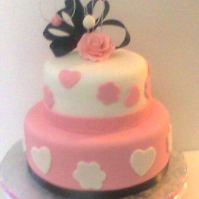 Pink And White Birthday