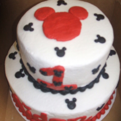 1St Bday Mickey Cake