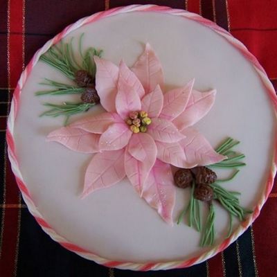 Candy Clay Poinsettia