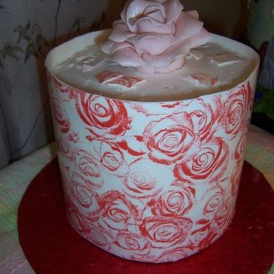 Chocolate Wrap Using Rose Transfer Sheet