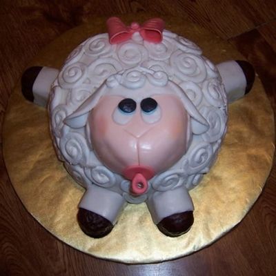 Baby Shower Lamb Cake