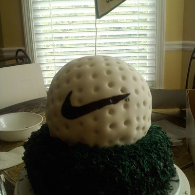 Golf Birthday Cake