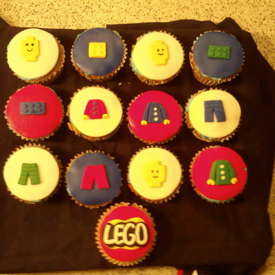 Lego Cupcakes For My Son's Birthday