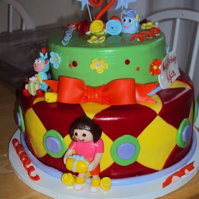 Dora The Explorer Cake