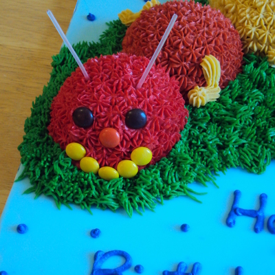 Squirmy Worm Cake