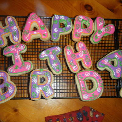 Happy Birthday Sugar Cookies
