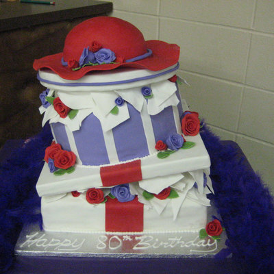 Red Hat Society 80Th Birthday