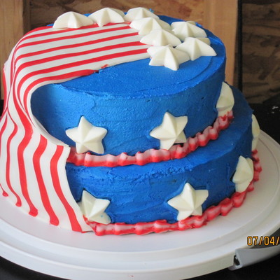 Flag Cake