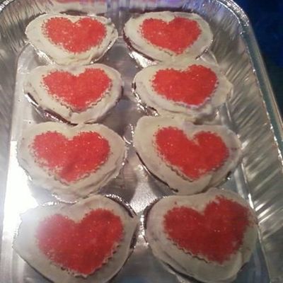 Heart - Shaped Cupcakes