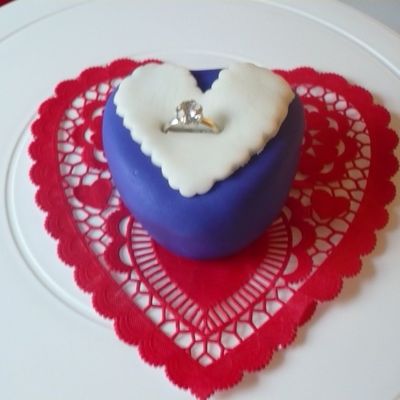 Engagement Ring Cupcake