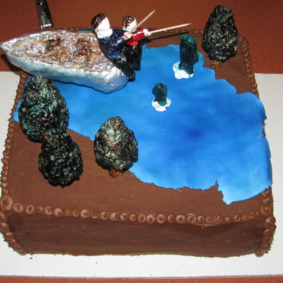 Fishing Birthday Cake