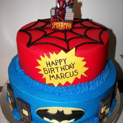 Superhero With Spiderman And Batman