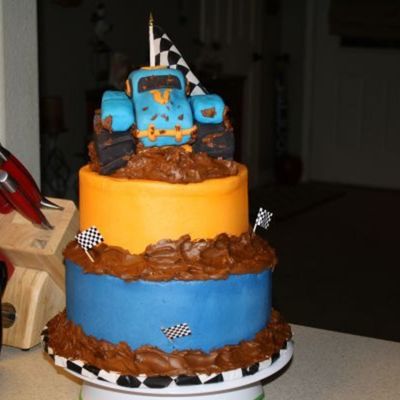 Monster Truck Cake