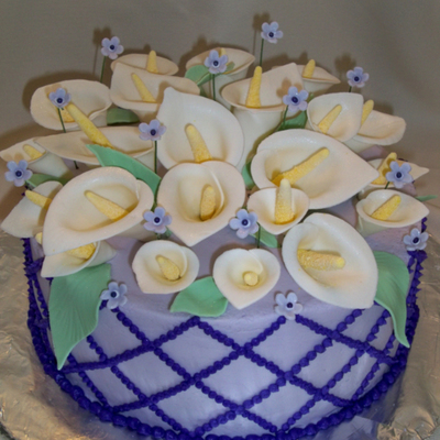 Calla Lily Cake