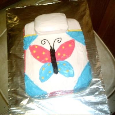 Bed With Quilt Throw