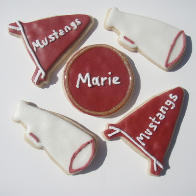 Cheerleading Cookies