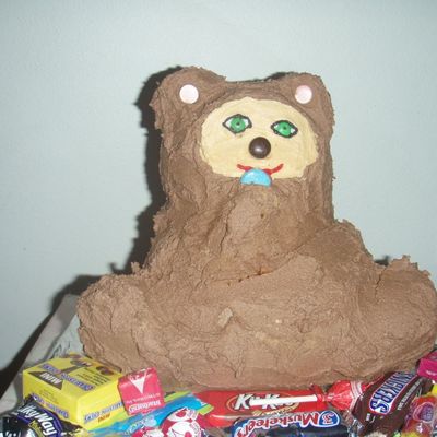 Trick Or Treater In Bear Costume