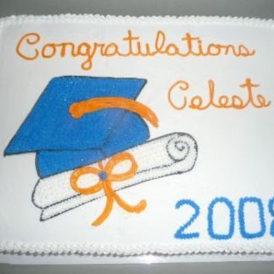 Graduation Cap And Diploma