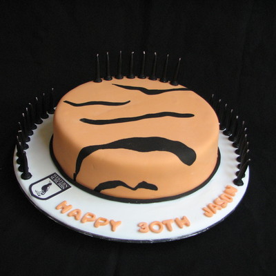 Tiger Print Cake